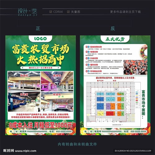 招商啟程，共贏未來——市場傳單設計全攻略